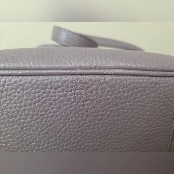 KATE SPADE Camera Bag Crossbody - Pebbled Leather - Mauve/Dusty Lavender - Picture 13 of 13